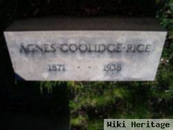 Agnes Coolidge Rice