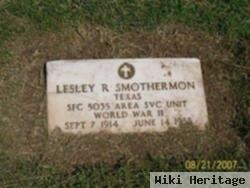 Lesley R Smothermon