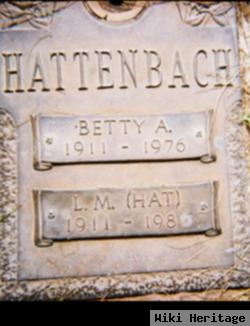 Mary Elizabeth "betty" Abbott Hattenbach