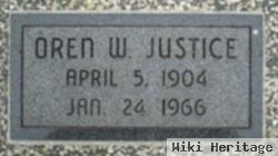 Oren W Justice