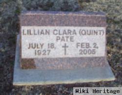 Lillian Clara Quint Pate