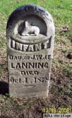 Infant Daughter Lanning