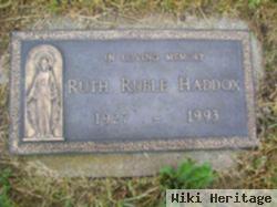 Ruth L. Ruble Haddox