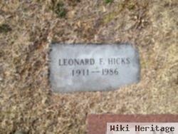 Leonard F Hicks