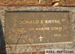 Donald Eugene Rhyne