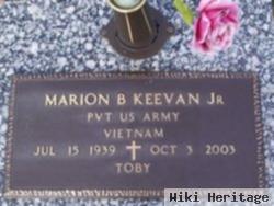 Marion B "toby" Keevan, Jr