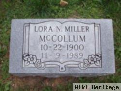 Lora N Miller Mccollum