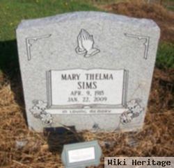 Mary Thelma Mcclure Sims