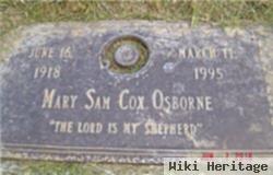 Mary Sam Cox Osborne