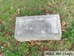 Amanda Minnie "minnie" Childers Evans