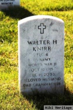 Walter H Knirr