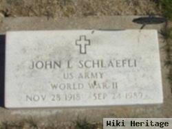 John Louis Schlaefli