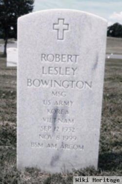 Robert Lesley Bowington