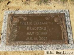 Willie Elizabeth Karr Bradford