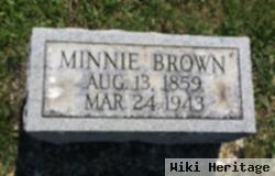 Wilhelmena Christina "minnie" Goodsite Brown