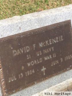 David F. Mckenzie