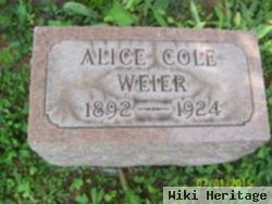 Alice Cole Weier