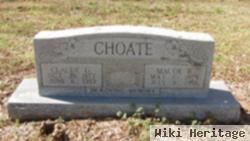 Claude D Choate