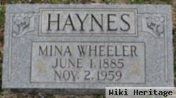 Mina J. Wheeler Haynes