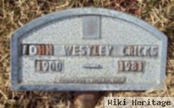 John Westley Cricks