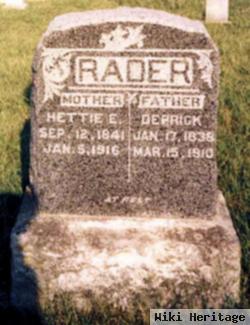 Hettie E Myers Rader