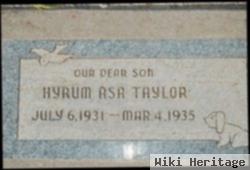 Hyrum Asa Taylor