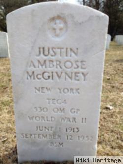 Justin Ambrose Mcgivney