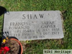 Francis Romanzo Shaw