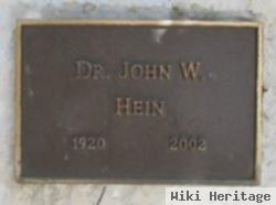 Dr John W. Hein