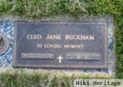 Cleo Jane Bucknam