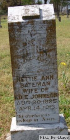 Nettie Ann Bateman Johnson