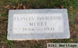 Frances Van Boddie Merry