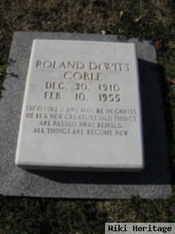 Roland Dewitt Coble