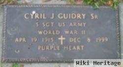 Sgt Cyril J Guidry, Sr