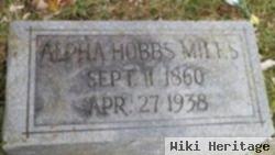 Alpha Hobbs Miles