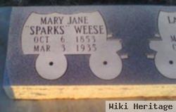 Mary Jane Sparks Weese