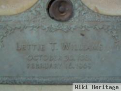 Lettie T. Williams