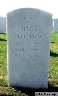 Rita J Lewin Matthew