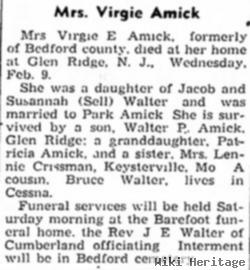 Virginia Estell "vergie" Walter Amick