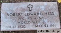 Pfc Robert Edward Hess