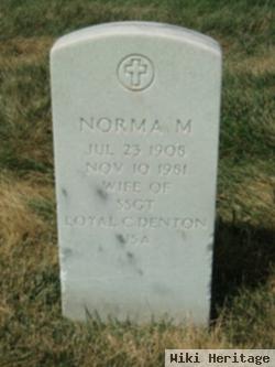 Norma M Denton