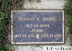 Sgt Ernest R Siegel