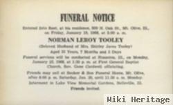 Norman Leroy Tooley