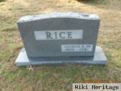 George A Rice, Jr