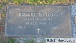 Robert W Todd