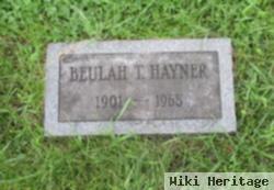 Beulah T. Hayner