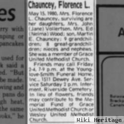 Florence Belle Benjamin Chauncey