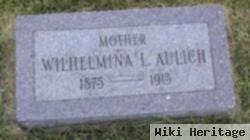 Wilhelmina Lydia "minnie" Bangerter Aulich