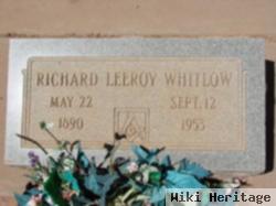 Richard Leeroy "roy" Whitlow