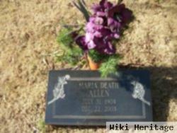 Maria Death Allen